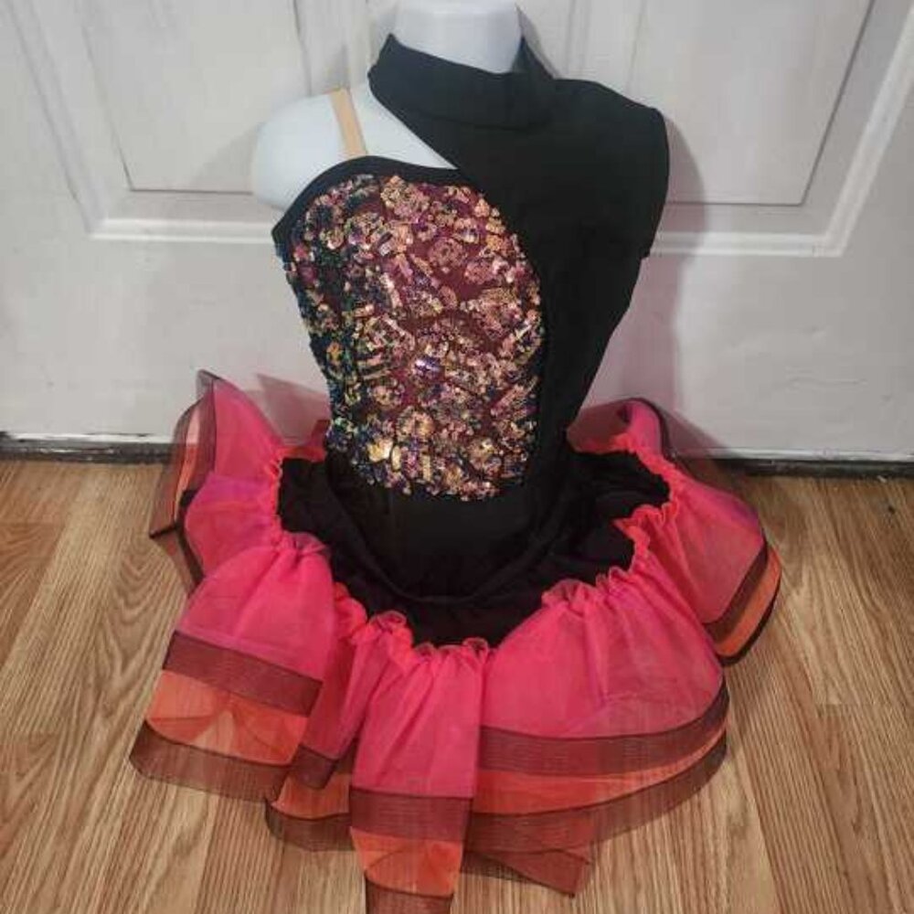Fiery Passion Dance Costume – Includes Accessories